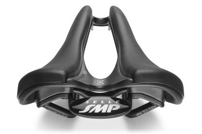 Sattel SMP EVO PLUS Breite 140mm Edelstahlschienen Schwarz