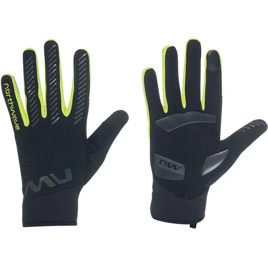 NORTHWAVE ACTIVE GEL Handschuhe Schwarz/Gelb