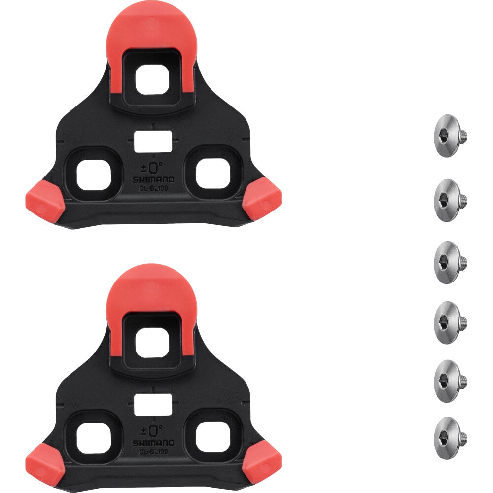Cleats-Kit SHIMANO SPD-SLR Rot 0° CL-SL100