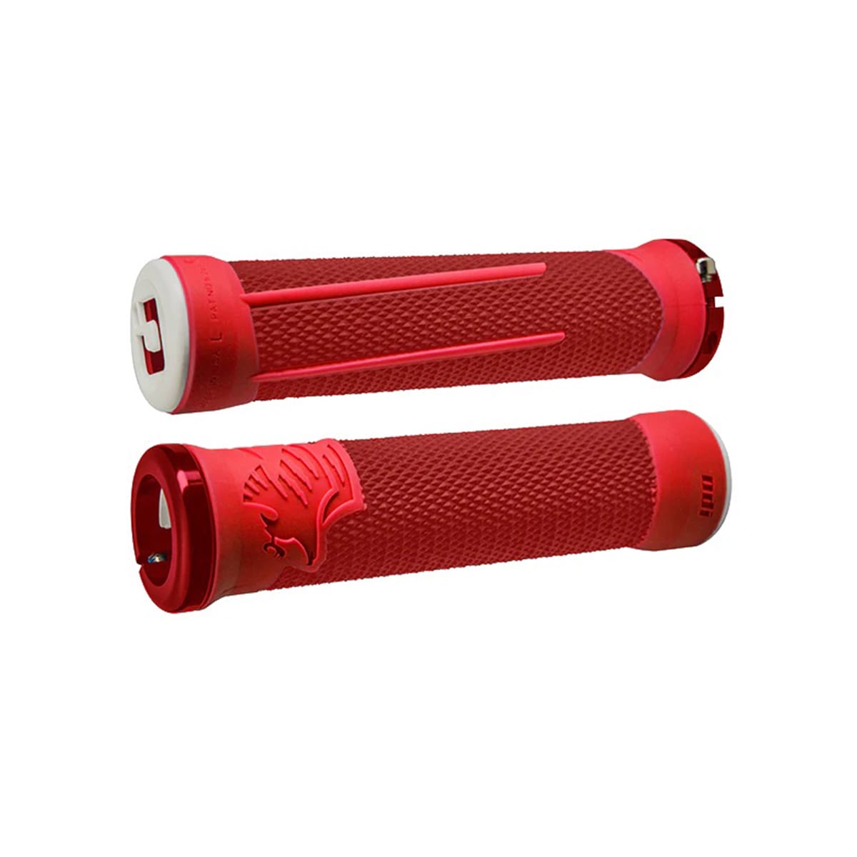 ODI AARON GWIN Lock-On 135 mm Grips Rot