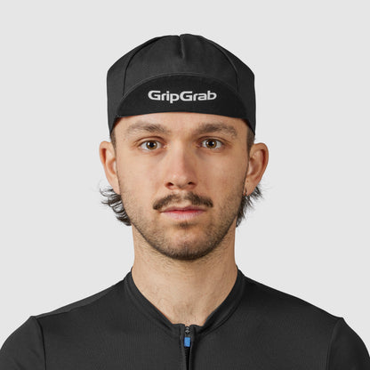 GRIPGRAB Classic-Baumwoll-Radmütze Schwarz