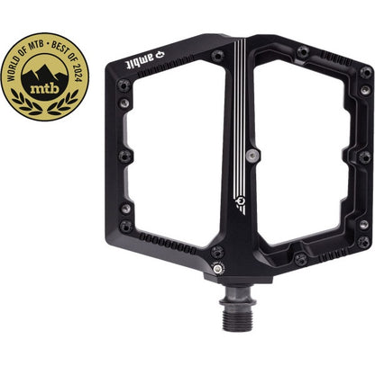 Plattformpedale AMBIT HAXN HOITA Large Schwarz Matt – Limitierte Edition