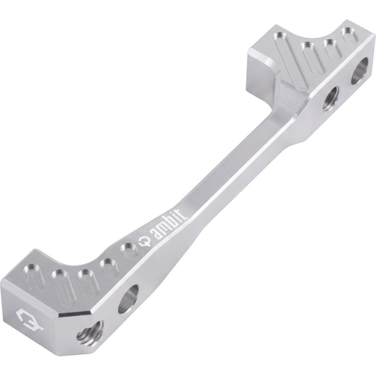 AMBIT PM/PM-Bremssatteladapter vorne/hinten +40 mm Silber