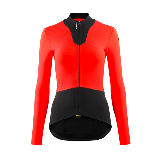 ASSOS DYORA R SPRING FALL S11 Damen-Langarm-Radtrikot in LollyRed