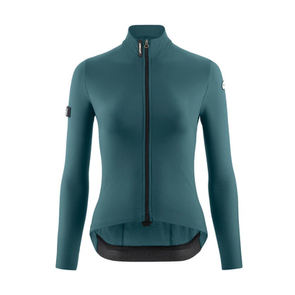 ASSOS UMA GT SPRING FALL C2 Damen-Langarm-Radtrikot in Grundgrün