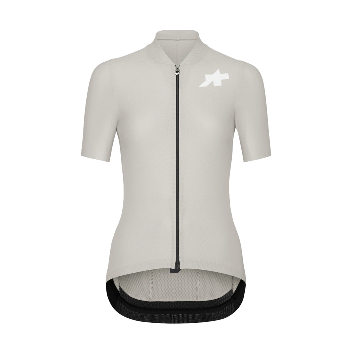 ASSOS UMA GT S11 EVO Damen-Kurzarm-Radtrikot in Mandelmilchweiß