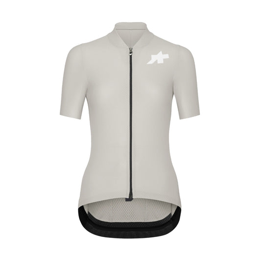 ASSOS UMA GT S11 EVO Damen-Kurzarm-Radtrikot in Mandelmilchweiß