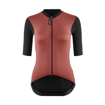 ASSOS TACTICA T5 Damen-Kurzarm-Radtrikot in gebranntem Braun