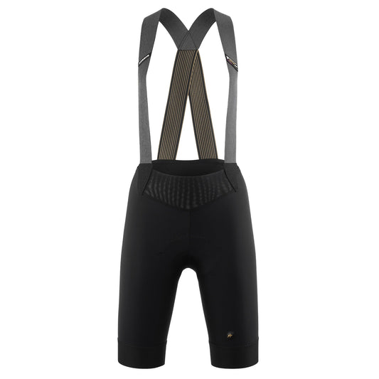 Kurze Damen-Trägerhose ASSOS UMA GTV C2 EVO Schwarz — weißer Hintergrund, 2000 x 2000