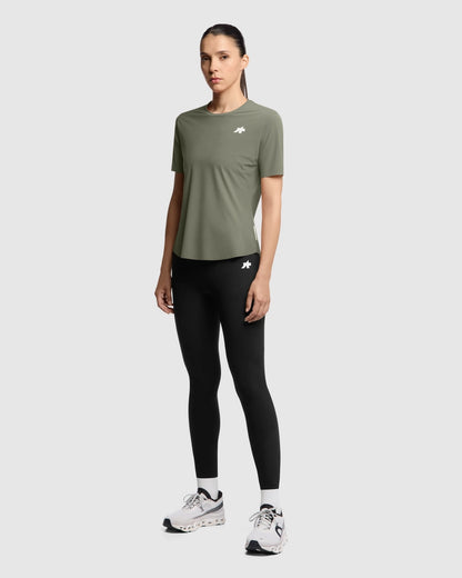 Trikot ASSOS TACTICA POST RIDE T5 Kurzarm Damen Grün