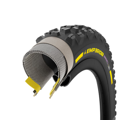 PIRELLI SCORPION EMPEROR Reifen 29x2.40 Supersoft HardWall Tubeless Ready Faltreifen Schwarz/Gelb Team Edition