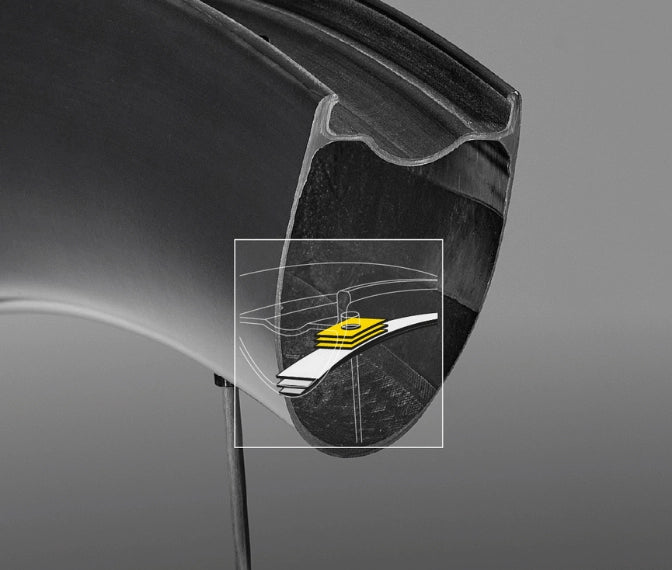 Laufradsatz MAVIC COSMIC SLR 45 Tubeless Ready (Center Lock) Silber