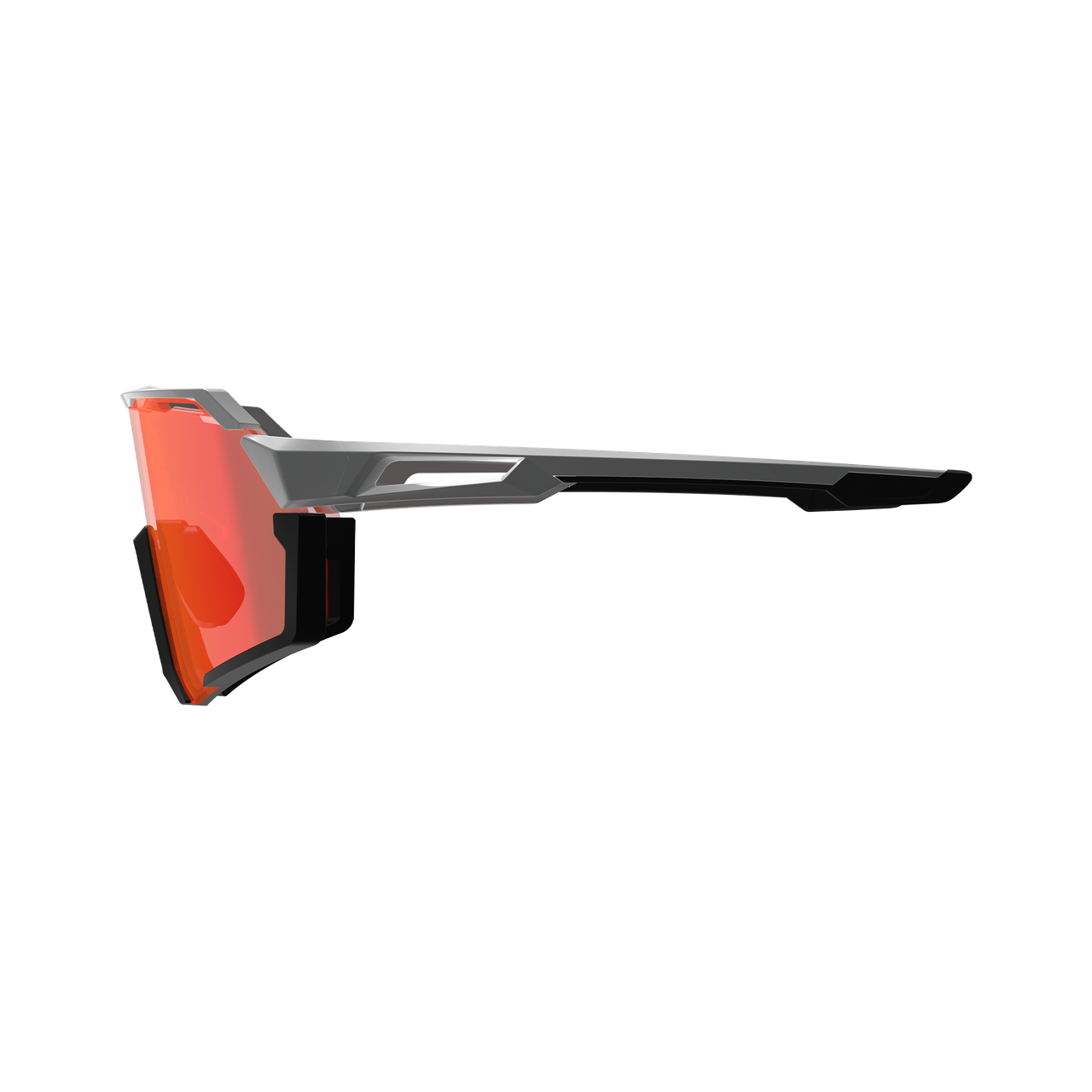 Lunettes LEATT RIDEVIZ PRO LARGE Blanc Verre Crystal Iriz Rouge