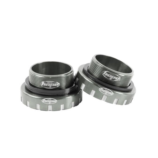 HOPE 68/73/83 mm Tretlagergehäuse 30 mm Achse geraucht