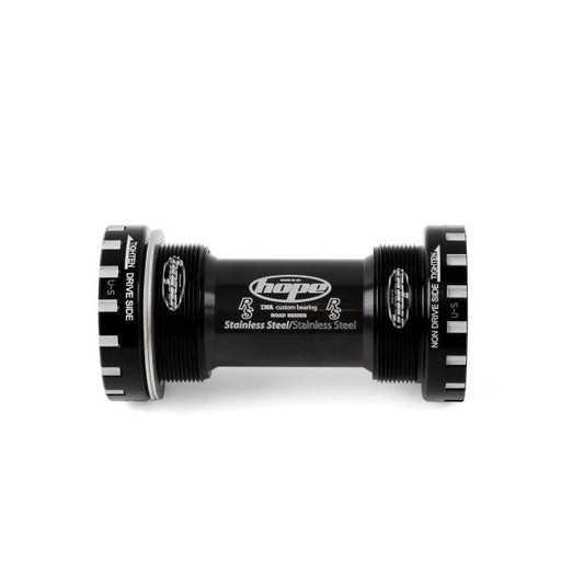 HOPE 68/73 mm Pedalbox 24 mm Achse Straße Edelstahl Schwarz