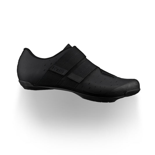 Gravel-Schuhe FIZIK TERRA X4 POWERSTRAP Schwarz