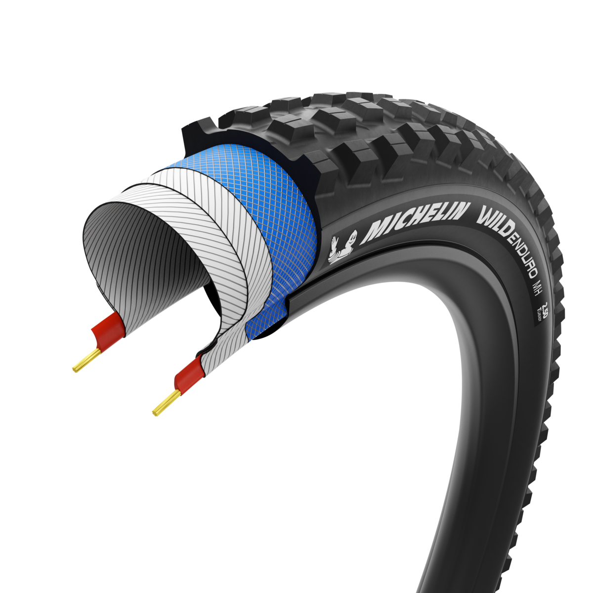 MICHELIN WILD ENDURO MH Performance Line Reifen 29x2.50 Tubeless Ready Weich Schwarz