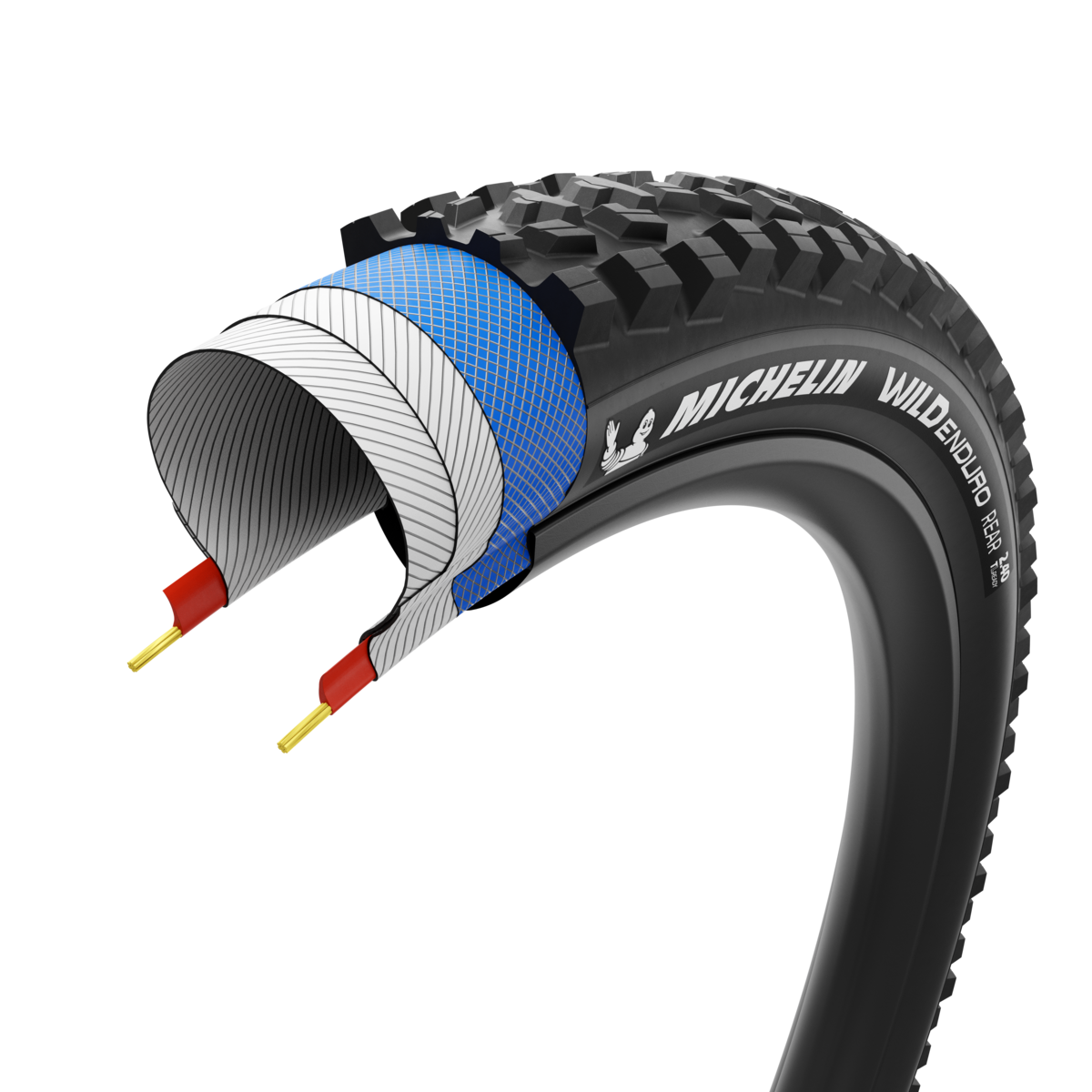 Reifen MICHELIN WILD ENDURO REAR Performance Line 29x2.40 Tubeless Ready Weich Schwarz