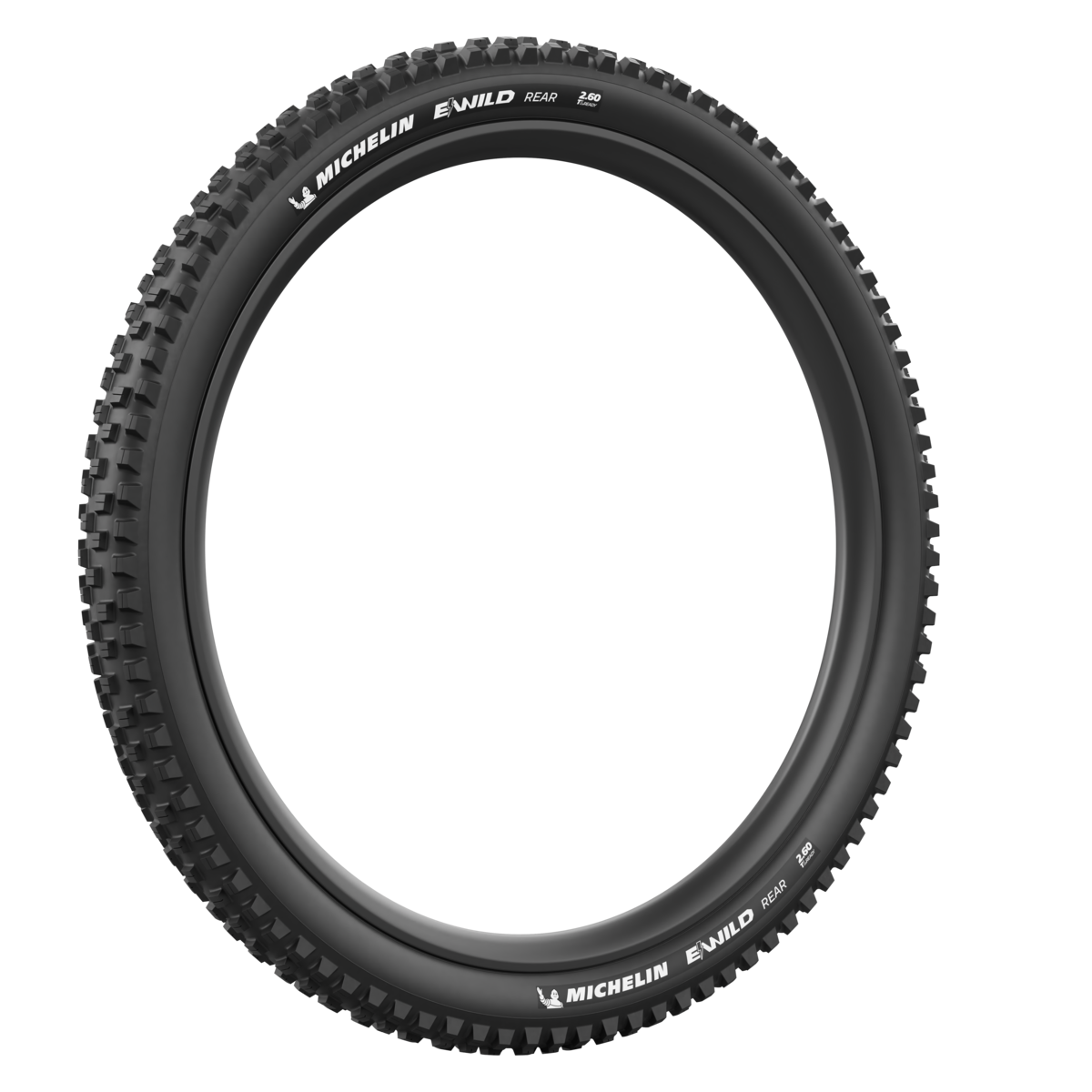 MICHELIN E-WILD REAR Performance Line 27.5x2.60 Tubeless Ready Reifen Weich Schwarz