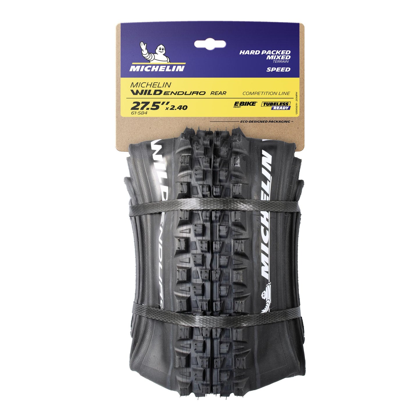 Reifen MICHELIN WILD ENDURO REAR Competition Line 29x2.40 GUM-X Tubeless Ready Weich