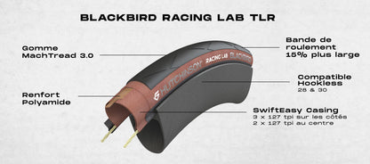 HUTCHINSON BLACKBIRD Tubeless Ready Reifen Braun