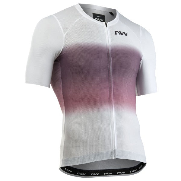NORTHWAVE BLADE AIR Trikot Kurzarm Weiß/Violett
