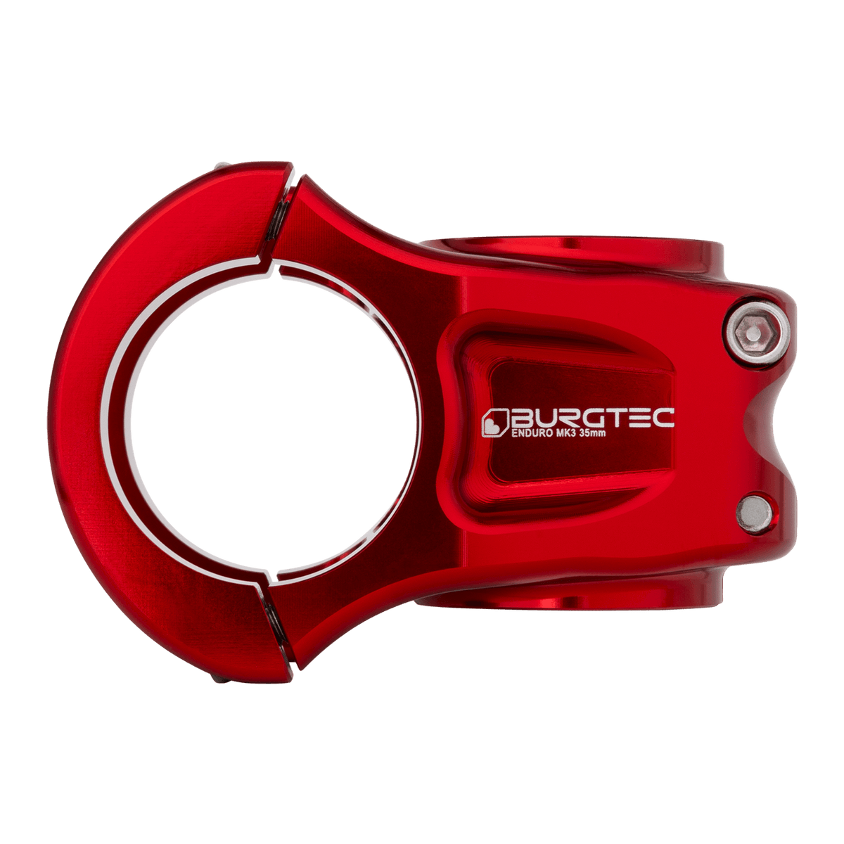 BURGTEC ENDURO MK3 Vorbau in Rot — Seitenansicht