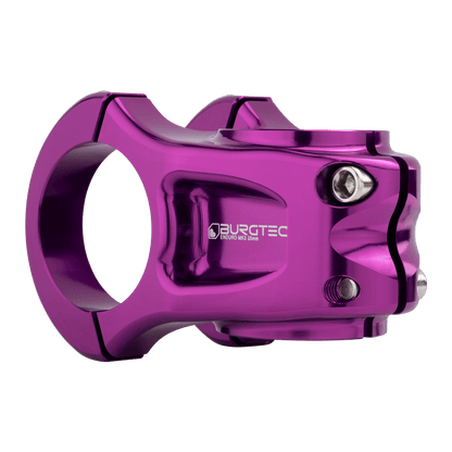 BURGTEC ENDURO MK3 Vorbau in Violett — Dreiviertelansicht von hinten