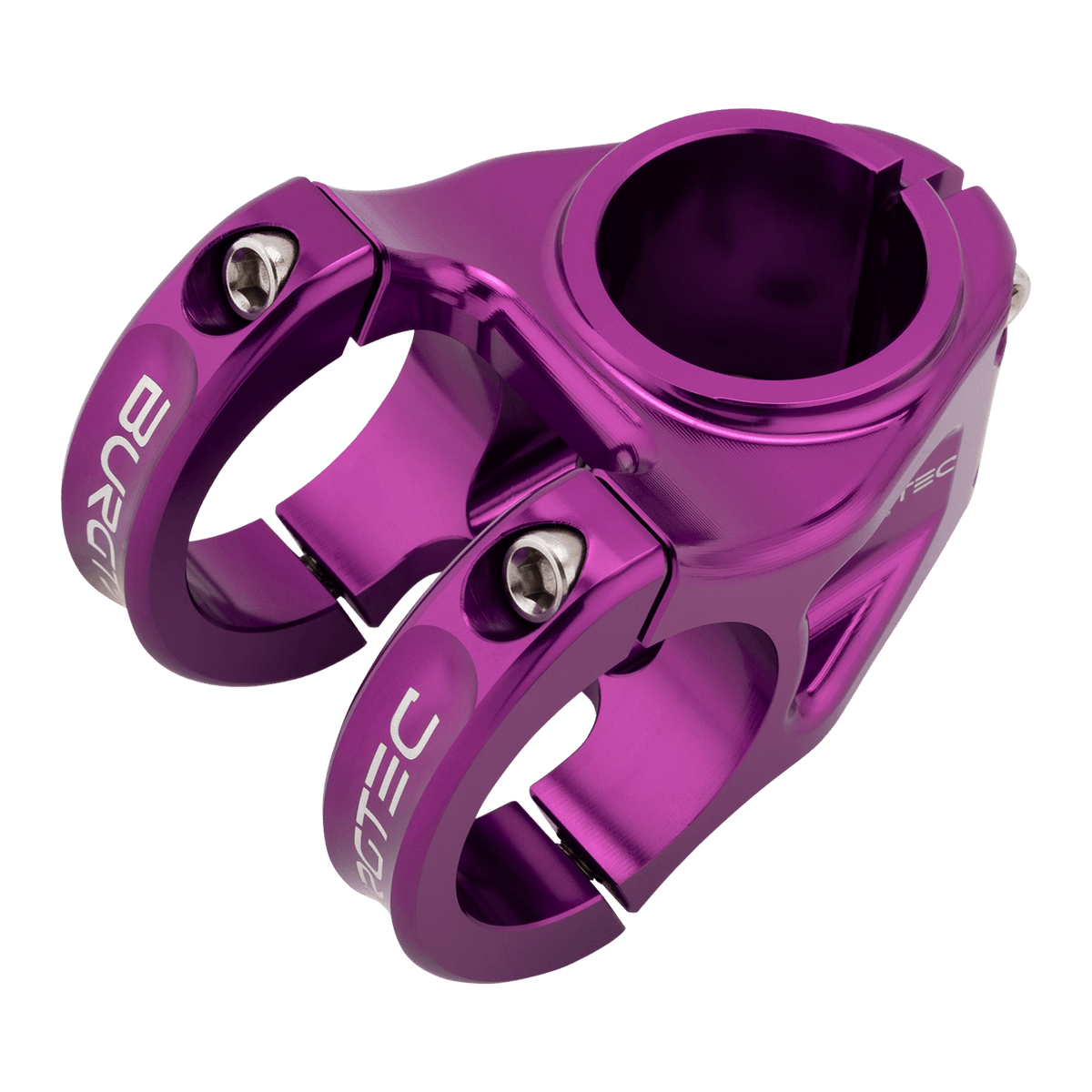 BURGTEC ENDURO MK3 Vorbau in Violett — Dreiviertelansicht von oben