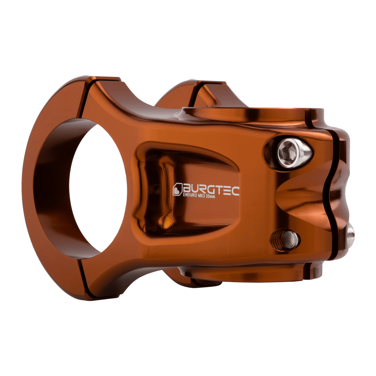 BURGTEC ENDURO MK3 Vorbau in Bronze — Dreiviertelansicht von hinten