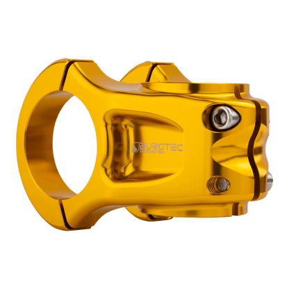 BURGTEC ENDURO MK3 Vorbau in Gold — Dreiviertelansicht von hinten