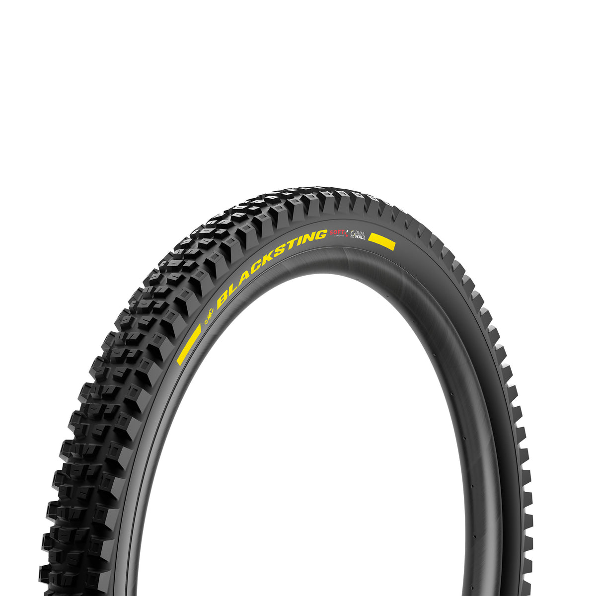 PIRELLI SCORPION BLACK STING Reifen 27.5x2.40 Soft DualWall Tubeless Ready Faltreifen Schwarz/Gelb Team Edition