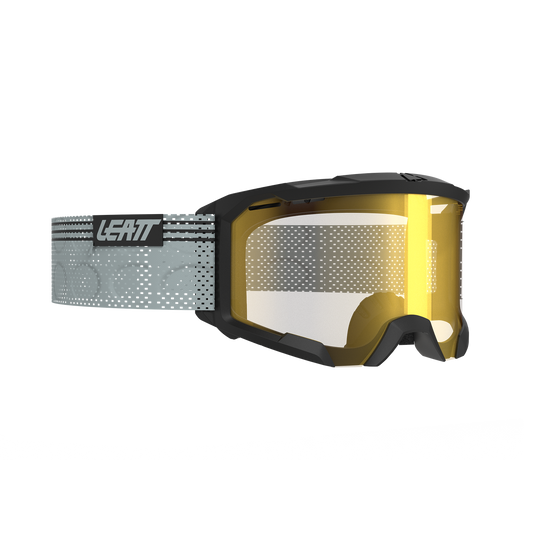 Maske LEATT VELOCITY 4.0 MTB X-FLOW Grau/Schwarz Scheibe Iriz Bronze 68 VLT