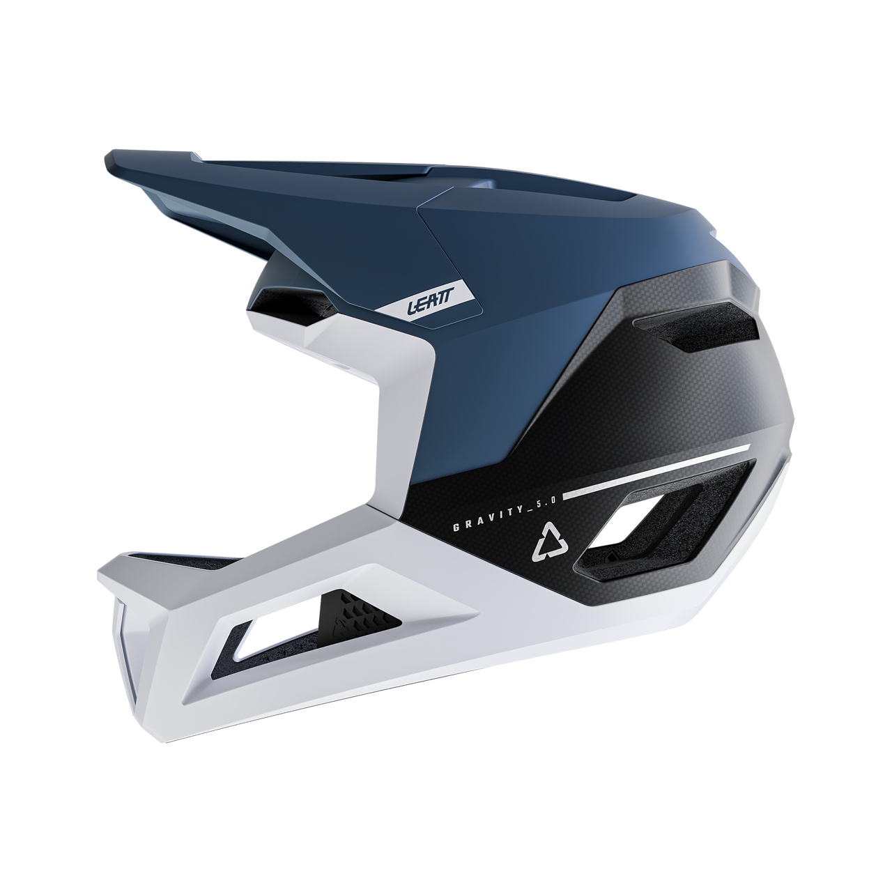 MTB-Helm LEATT GRAVITY 5.0 Blau/Weiß