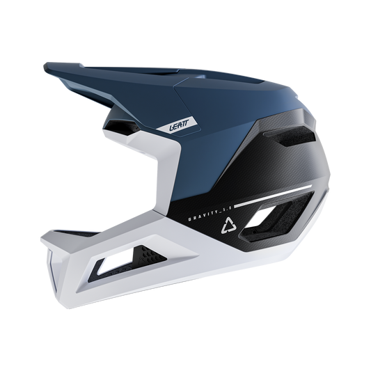 MTB-Helm LEATT GRAVITY 5.0 Blau/Weiß