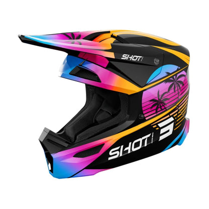BMX-Helm SHOT FURIOUS Junior Miami Orange Glossy