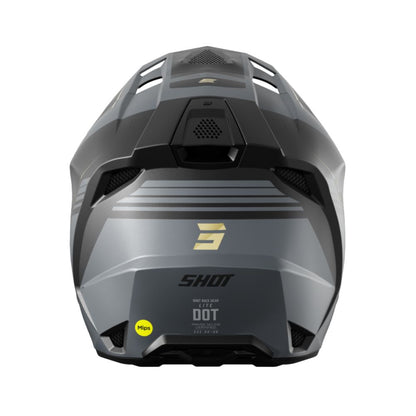 BMX-Helm SHOT LITE S10 Black Grey Matt