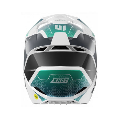 BMX-Helm SHOT RACE Phaser Blue Turquoise Pearly