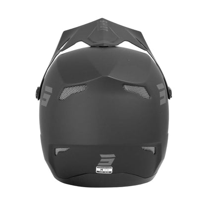 BMX-Helm SHOT ROGUE Einfarbig Mattschwarz
