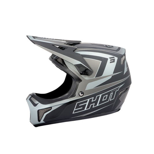 BMX-Helm SHOT ROGUE Junior Level Schwarz Matt