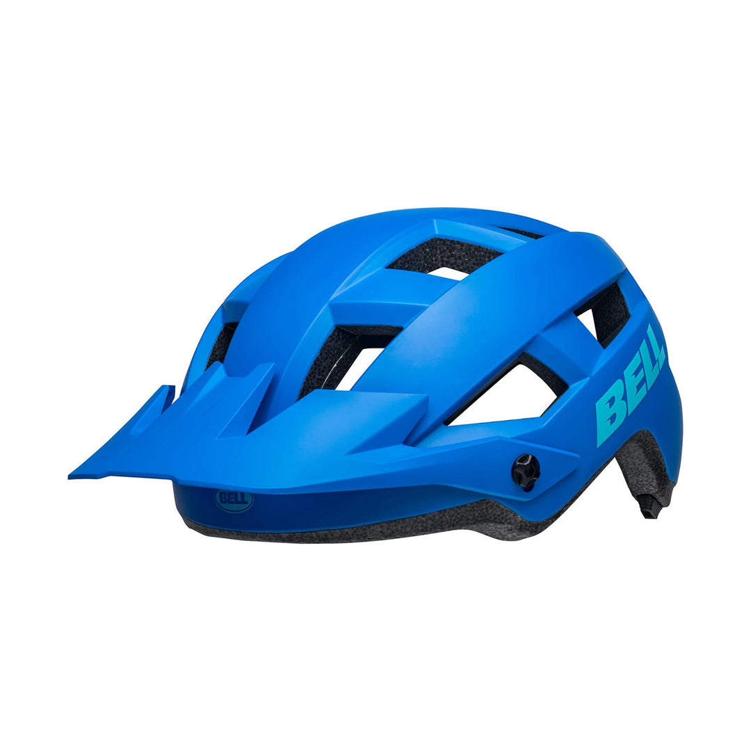 BELL SPARK 2 MTB-Helm in Blau — Ansicht von links