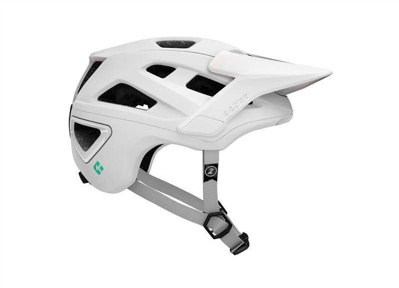 MTB-Helm LAZER JACKAL KINETICORE Mattweiß — weitere Ansicht 4