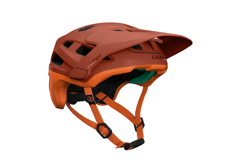 MTB-Helm LAZER JACKAL KINETICORE Rostorange — weitere Ansicht 2