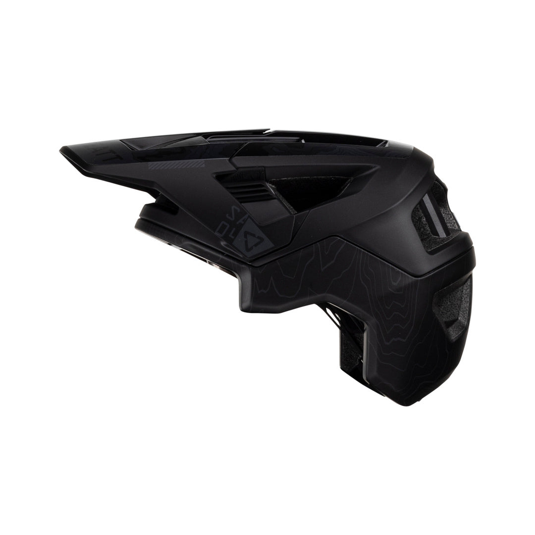 LEATT MTB ALL MOUNTAIN 4.0 MTB-Helm in Schwarz — Ansicht von links