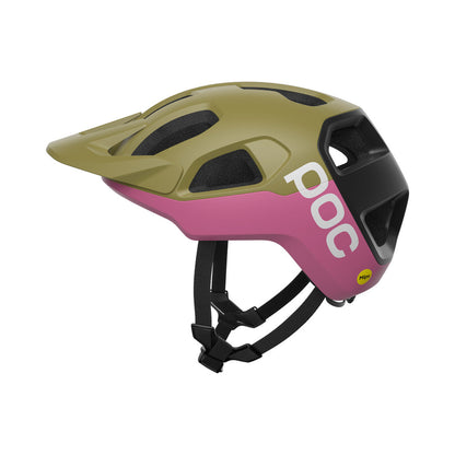 POC MTB-Helm CULARIS Grün/Rosa matt — Produktansicht