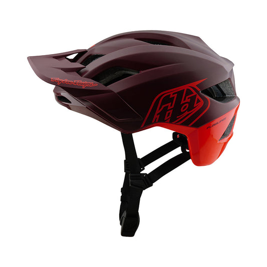 MTB-Helm TROY LEE DESIGNS FLOWLINE SE MIPS Bordeauxrot/Rot — Produktansicht
