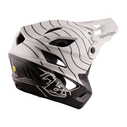MTB-Helm TROY LEE DESIGNS STAGE STUNT AIRWAVES PUMICE MIPS Weiß/Schwarz — Zusatzansicht 3