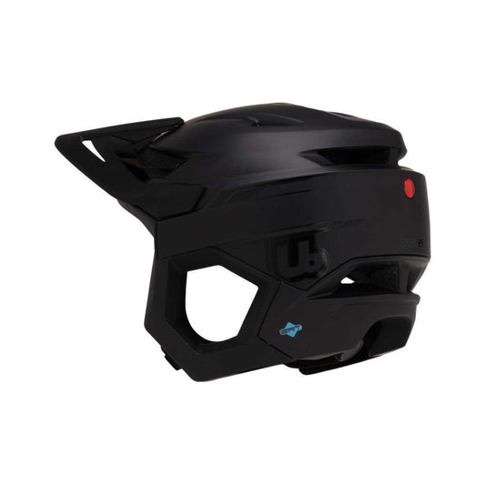 URGE RASCAS Dunkler Mond MTB-Helm in Schwarz — Ansicht von links