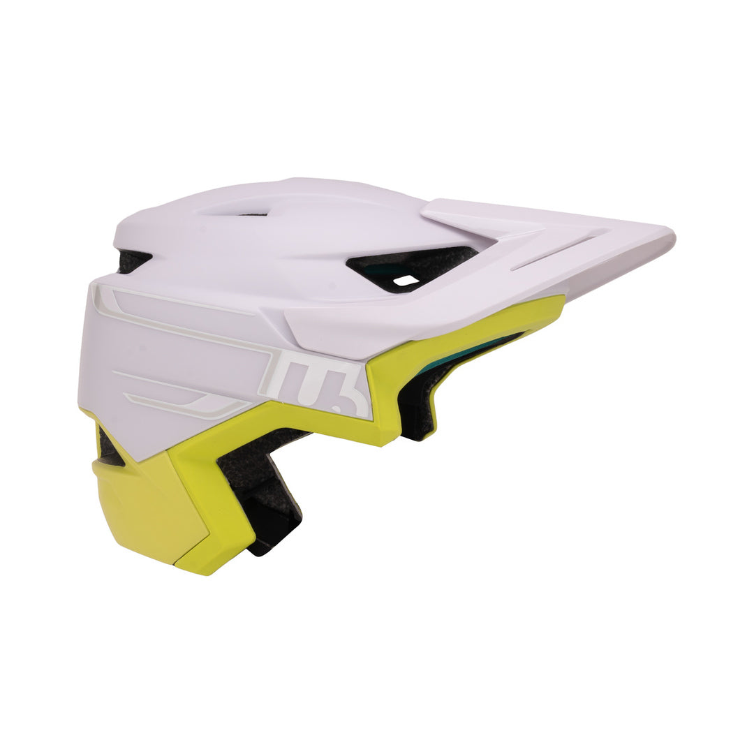 MTB-Helm URGE TREPS BLOOM BEAM Weiß/Gelb — Produktansicht