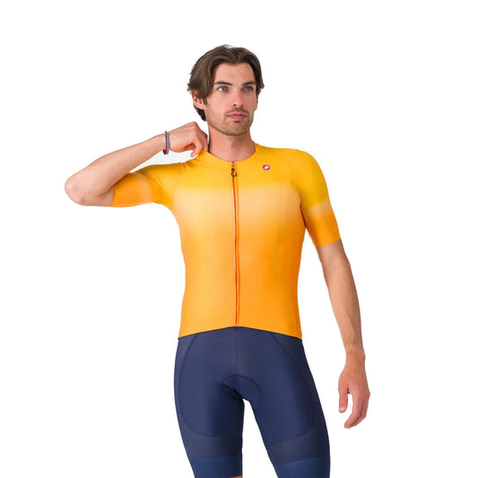 CASTELLI UPF Kurzarm-Radtrikot in Orange